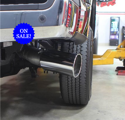 Banks Power - Monster Exhaust - 5-inch Single Exit, Chrome Tip - 2017-2023 Ford Powerstroke 6.7L, All Cab and Bed Lengths