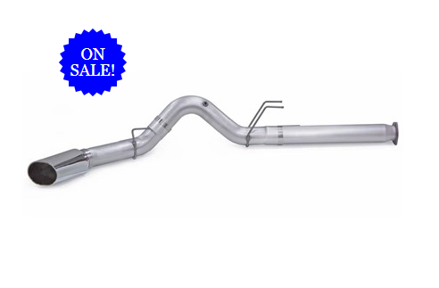 Banks Power - Monster Exhaust - 5-inch Single Exit, Chrome Tip - 2017-2023 Ford Powerstroke 6.7L, All Cab and Bed Lengths